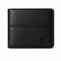 USSO Firenze Genuine Leather Wallet for Men – Elegant Two-Tone Bifold Wallet
