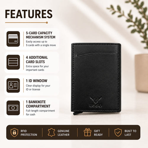 USSO Hudson RFID Leather Wallet