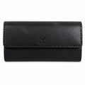 USSO Women’s Genuine Leather Wallet – RFID Blocking, 14 Card Slots, Phone Pocket & Magnetic Closure