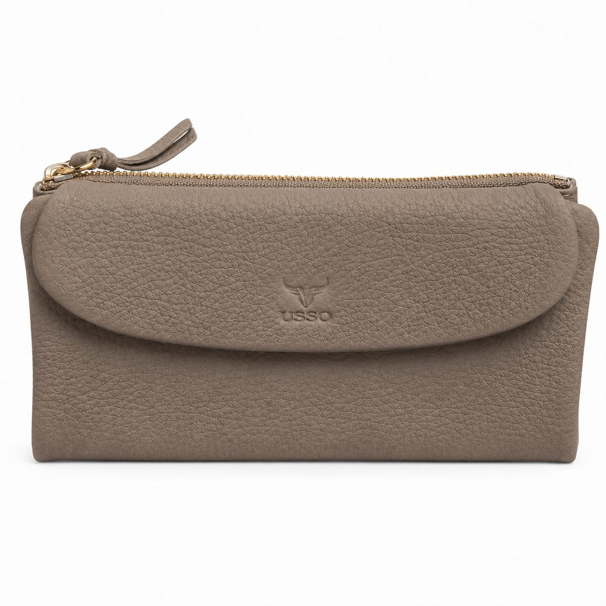 USSO Marsilya Women’s Genuine Leather Wallet – RFID Blocking, Phone Compartment & Large Capacity