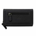 USSO Women’s Full-Grain Genuine Leather Wallet – RFID Blocking, 9 Card Slots, Zipper Pockets & ID Window