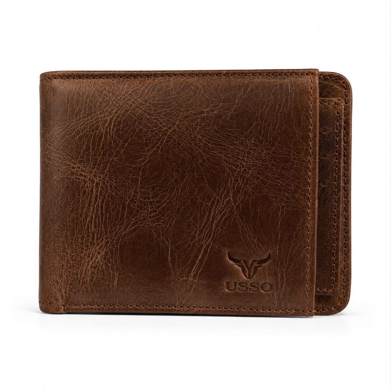 USSO Montana Genuine Leather Wallet for Men – Premium Wallet with Removable Card Holder