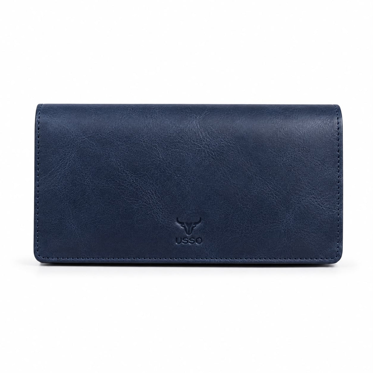 USSO Women’s Genuine Leather Long Wallet – RFID Blocking, 12 Card Slots, Phone Pocket & Magnetic Closure
